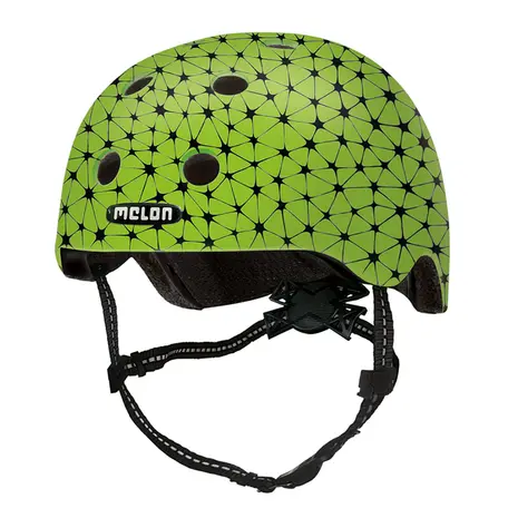 Melon BabyHelm / Kinderhelm XXS Reflective Synapse Green (44 t/m 50 cm)