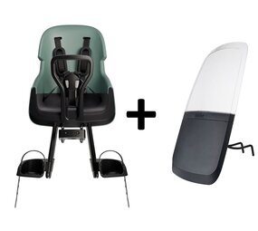 Bobike Mini Exclusive Evolve Peppermint Voorstoeltje + Windscherm Bobike Mini Exclusive Evolve Peppermint Voorstoeltje + Windscherm