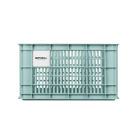 Basil Kunststof Fietskrat Small klein Silver Blue