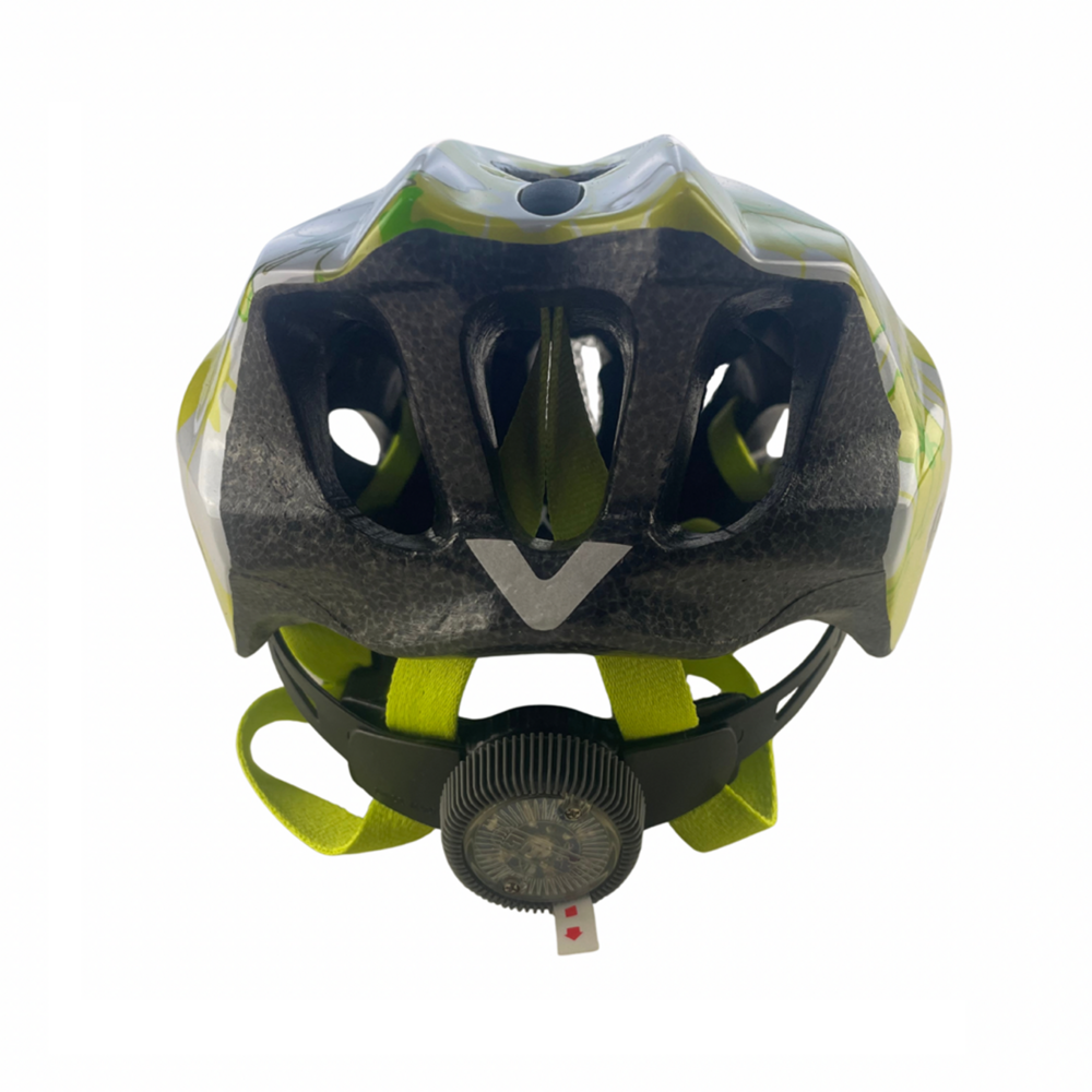 Abus Babyhelm Kinderhelm Hibiscus Lime Chaos XS 44-48 cm Abus Babyhelm Kinderhelm Hibiscus Lime Chaos XS 44-48 cm