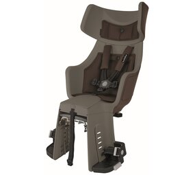 Bobike Maxi Exclusive Plus Tour Toffee Brown drager bev Achterstoeltje