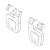 Voetsteun Clips voor Yepp Nexxt Maxi