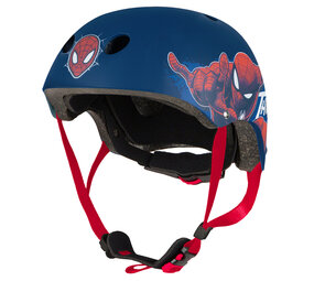 Seven Polska Kinderhelm Fietshelm Spiderman Blauw