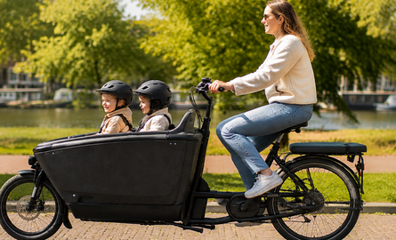 Voetensteuntjes op de Urban Arrow bakfietsen?