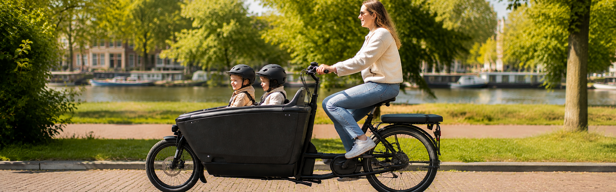 Voetensteuntjes op de Urban Arrow bakfietsen?