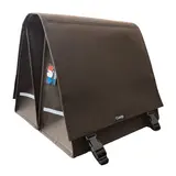 Clarijs Dubbele Fietstas XL PVC 46L Bruin Clarijs Dubbele Fietstas XL PVC 46L Bruin