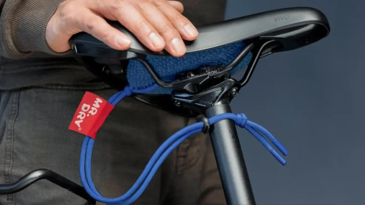 MR. DRY Fietszadeldroger geel Herbruikbaar Microvezel