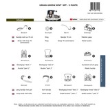 Melia baby/peuter schaal bev.set 5P Urban Arrow Nexxt bakfiets