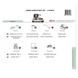 Melia baby/peuter schaal bev.set 3P Urban Arrow Nexxt bakfiets