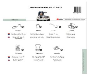 Melia baby/peuter schaal bev.set 3P Urban Arrow Nexxt bakfiets Melia baby/peuter schaal bev.set 3P Urban Arrow Nexxt bakfiets