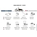 Melia baby/peuter schaal bev.set 3P Urban Arrow bakfiets