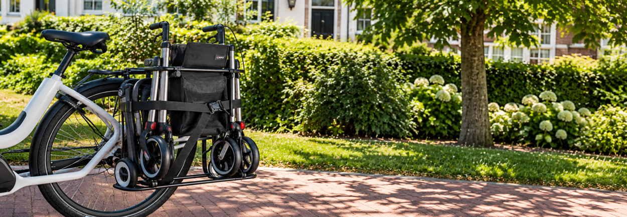 Kan ik een rollator meenemen op de fiets? Kan ik een rollator meenemen op de fiets?