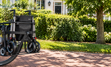 Kan ik een rollator meenemen op de fiets?