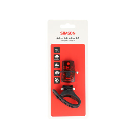 Simson achterlicht Aurora X-line S Simson achterlicht Aurora X-line S