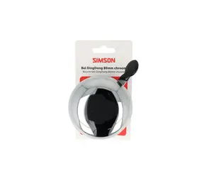 Simson bel Ding Dong Large chroom 80mm