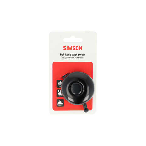 Simson bel Race zwart Simson bel Race zwart