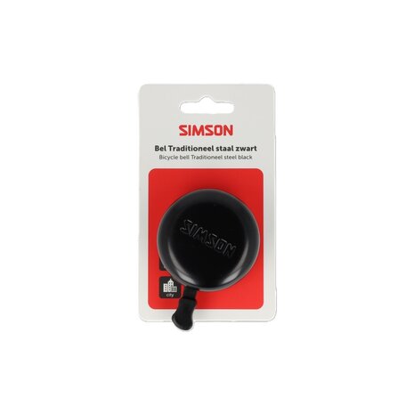 Simson bel Traditioneel zwart staal Simson bel Traditioneel zwart staal