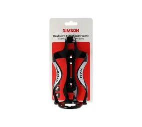 Simson bidonhouder DoubleFit zwart