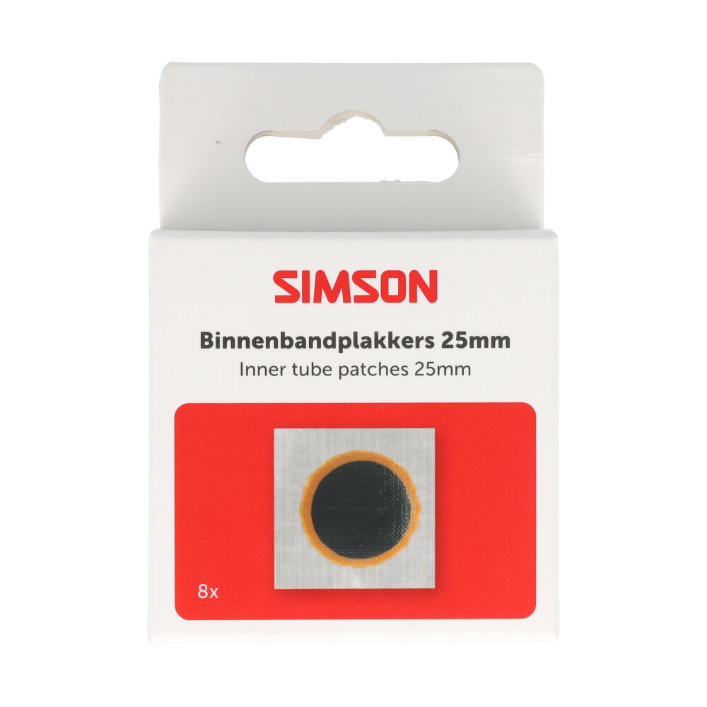 Simson binnenbandpleisters 25mm (8) Simson binnenbandpleisters 25mm (8)