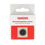 Simson binnenbandpleisters 25mm (8) Simson binnenbandpleisters 25mm (8)