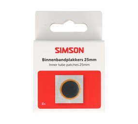 Simson binnenbandpleisters 25mm (8) Simson binnenbandpleisters 25mm (8)