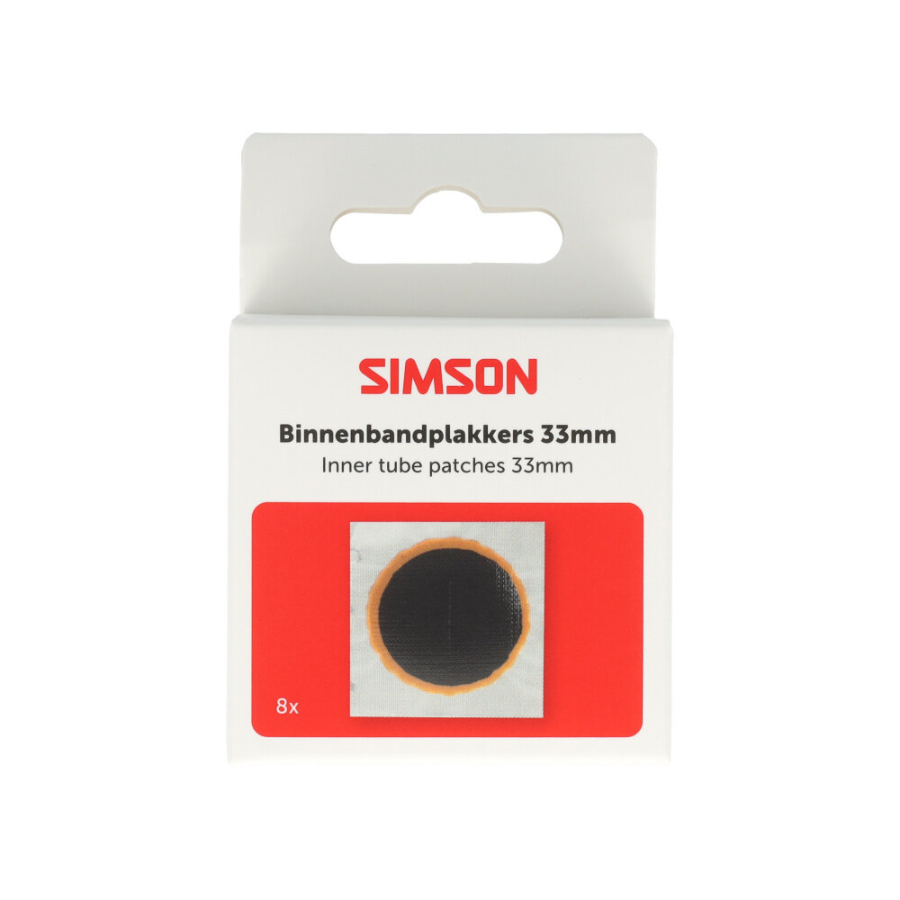 Simson binnenbandpleisters 33mm (8) Simson binnenbandpleisters 33mm (8)