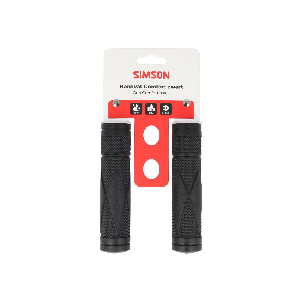 Simson handvatten Comfort zwart Simson handvatten Comfort zwart