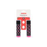 Simson handvatten kinder roze/zwart Simson handvatten kinder roze/zwart