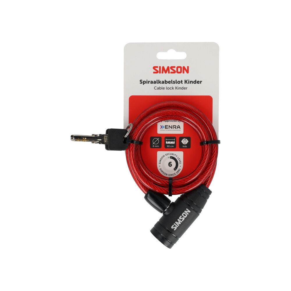 Simson kabelslot kinder 8x90 Simson kabelslot kinder 8x90