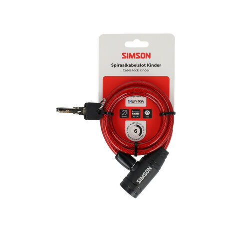 Simson kabelslot kinder 8x90 Simson kabelslot kinder 8x90