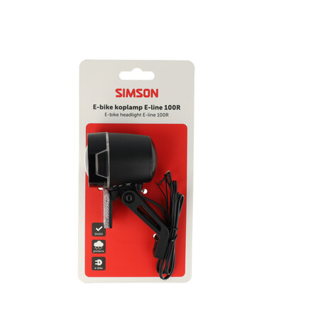 Simson koplamp Aurora E-line 100R Simson koplamp Aurora E-line 100R