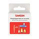 Simson pompnippel assortiment fiets en recreatie 5-delig Simson pompnippel assortiment fiets en recreatie 5-delig