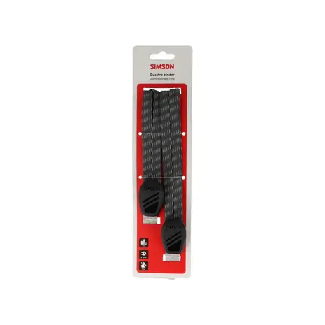 Simson quattro binder reflex zwart/antraciet Simson quattro binder reflex zwart/antraciet