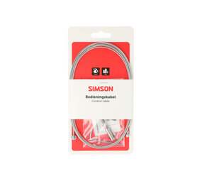 Simson rem binnenkabel rvs 2 nippels met inbus draadeind Simson rem binnenkabel rvs 2 nippels met inbus draadeind