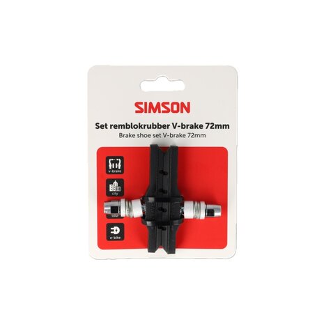 Simson remblok V-brake 72mm Simson remblok V-brake 72mm