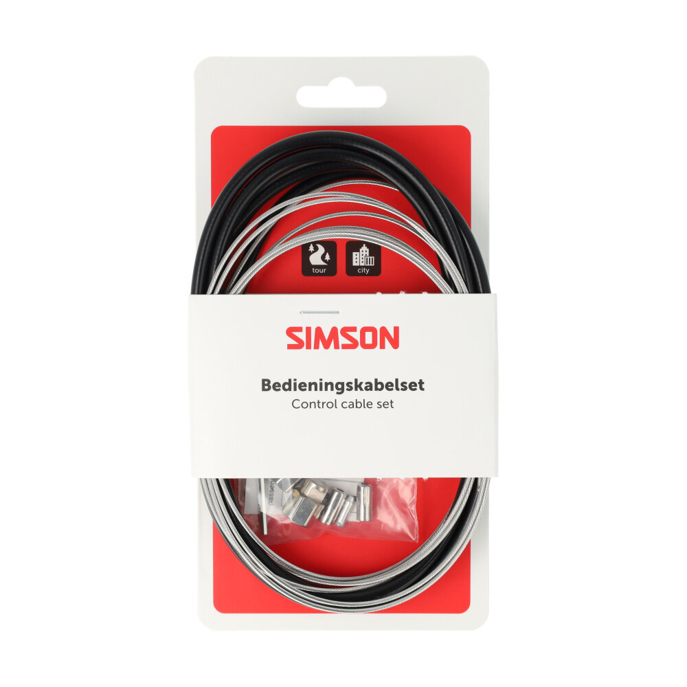Simson remkabel Nexus RVS met stelbout + inbus zwart Simson remkabel Nexus RVS met stelbout + inbus zwart