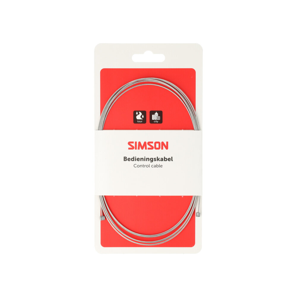 Simson schakel binnenkabel rvs 2.25m Simson schakel binnenkabel rvs 2.25m
