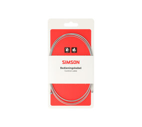 Simson schakel binnenkabel rvs 2.25m
