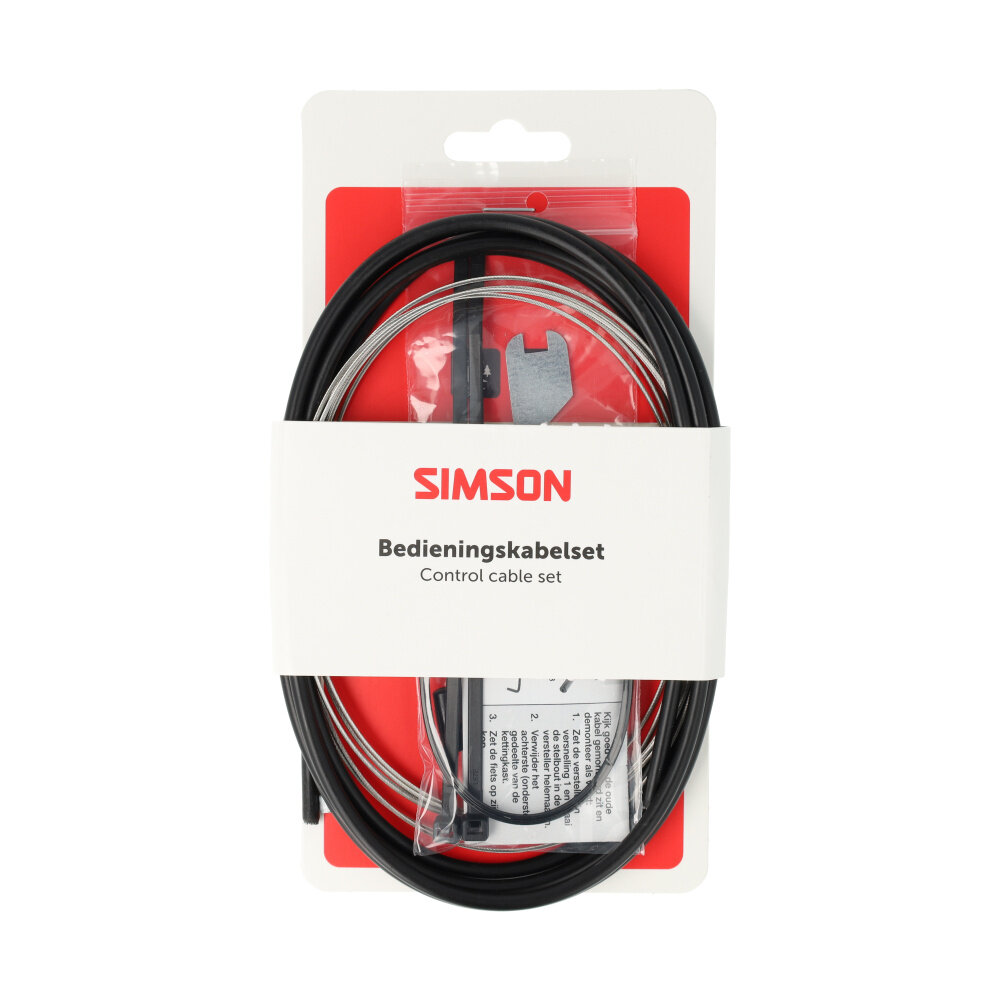 Simson schakel kabel Nexus rvs zwart Simson schakel kabel Nexus rvs zwart
