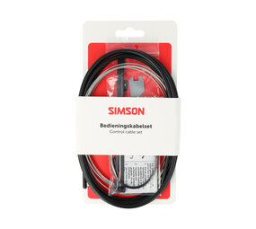 Simson schakel kabel Nexus rvs zwart