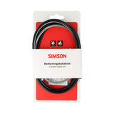 Simson schakel kabel uni SA / Gazelle zwart Simson schakel kabel uni SA / Gazelle zwart