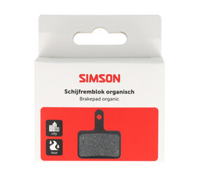 Simson schijfremblok organisch Shimano/Tektro