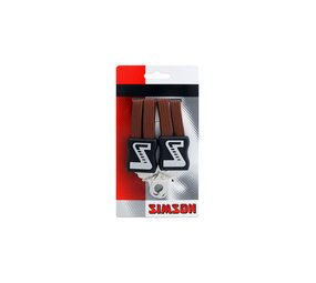 Simson snelbinder lang bruin Simson snelbinder lang bruin