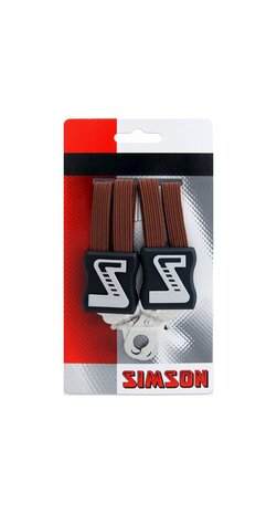 Simson snelbinder lang bruin Simson snelbinder lang bruin