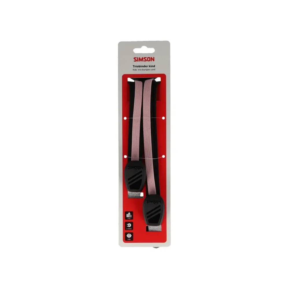 Simson triobinder 24 inch zwart/roze Simson triobinder 24 inch zwart/roze