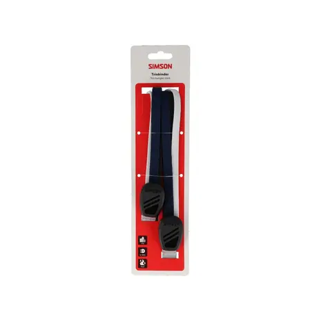 Simson triobinder 60cm zwart/blauw/wit Simson triobinder 60cm zwart/blauw/wit