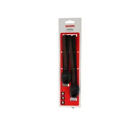 Simson triobinder 60cm zwart/bruin