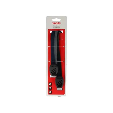 Simson triobinder 71cm zwart/blauw/antraciet Simson triobinder 71cm zwart/blauw/antraciet