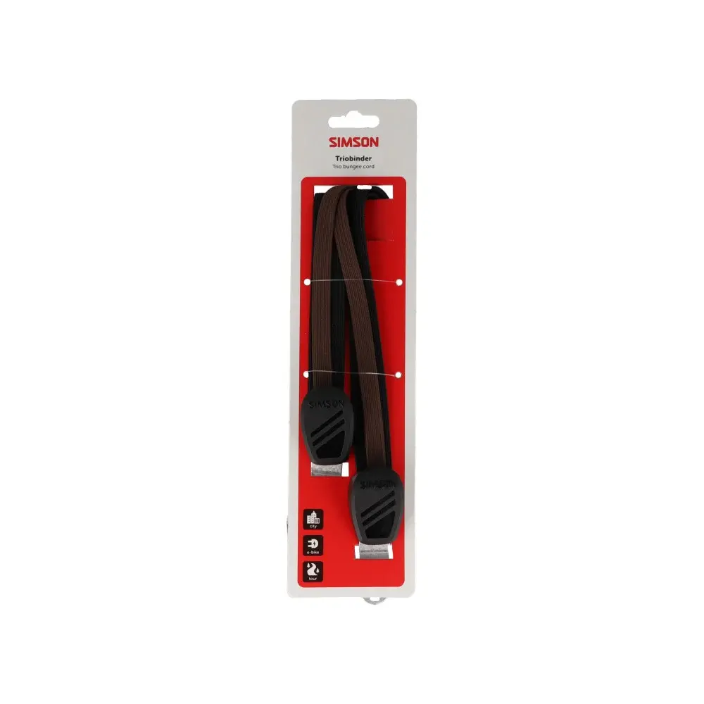 Simson triobinder 71cm zwart/bruin Simson triobinder 71cm zwart/bruin