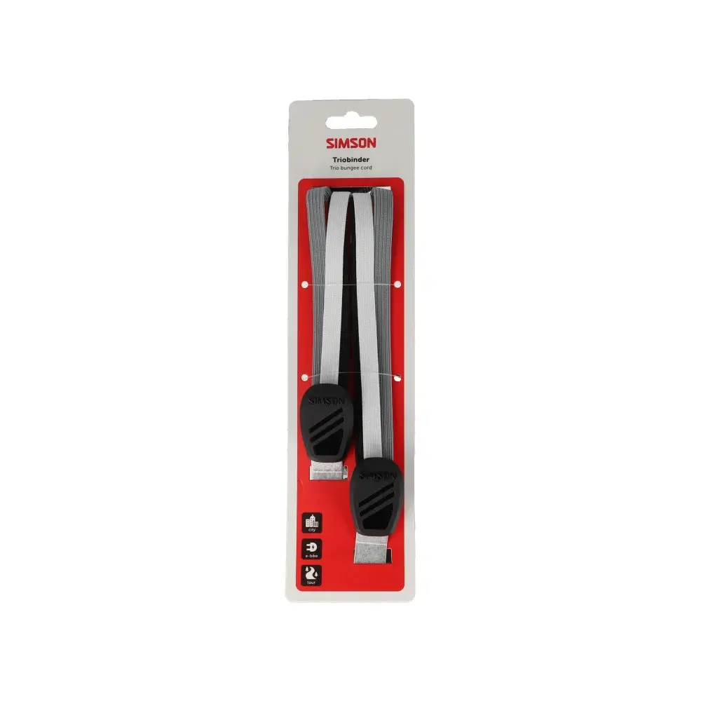 Simson triobinder 71cm zwart/wit/grijs Simson triobinder 71cm zwart/wit/grijs